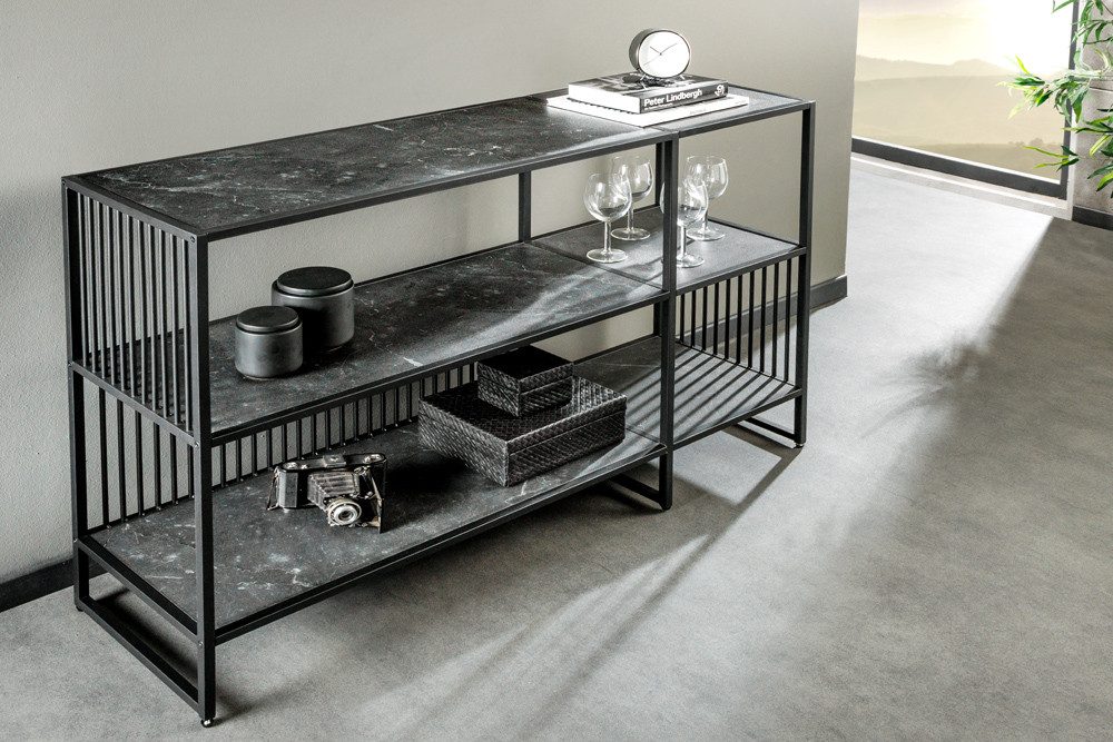 riess-ambiente Bücherregal ARCHITECTURE 120cm graphit · Standregal aus Meta günstig online kaufen