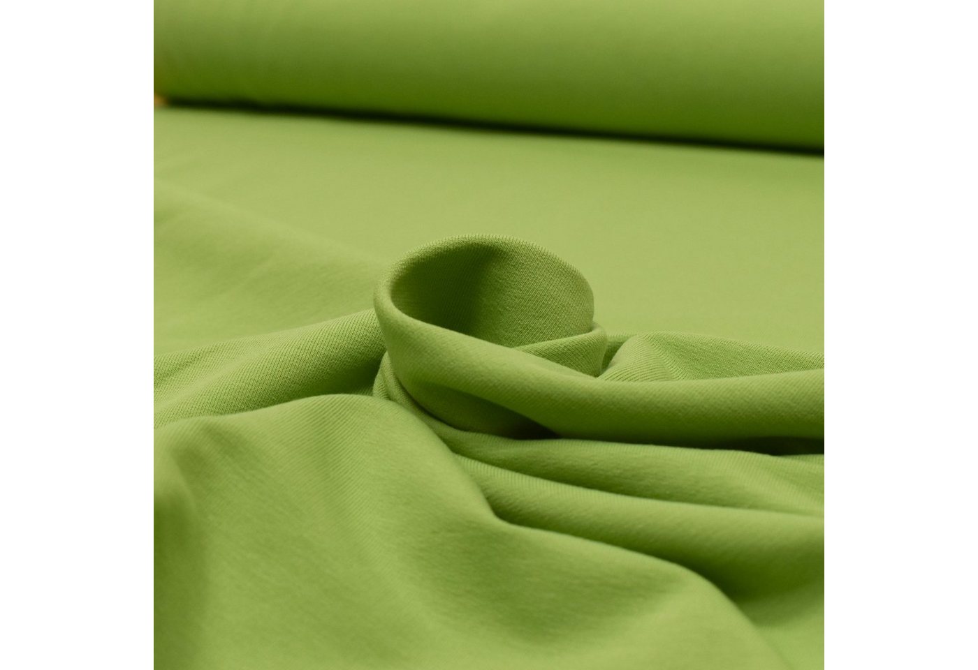 Thumbnail - MAGAM-Stoffe Stoff "Theo", French Terry Sweat uni einfarbig ÖKO-TEX Meterware 50cm