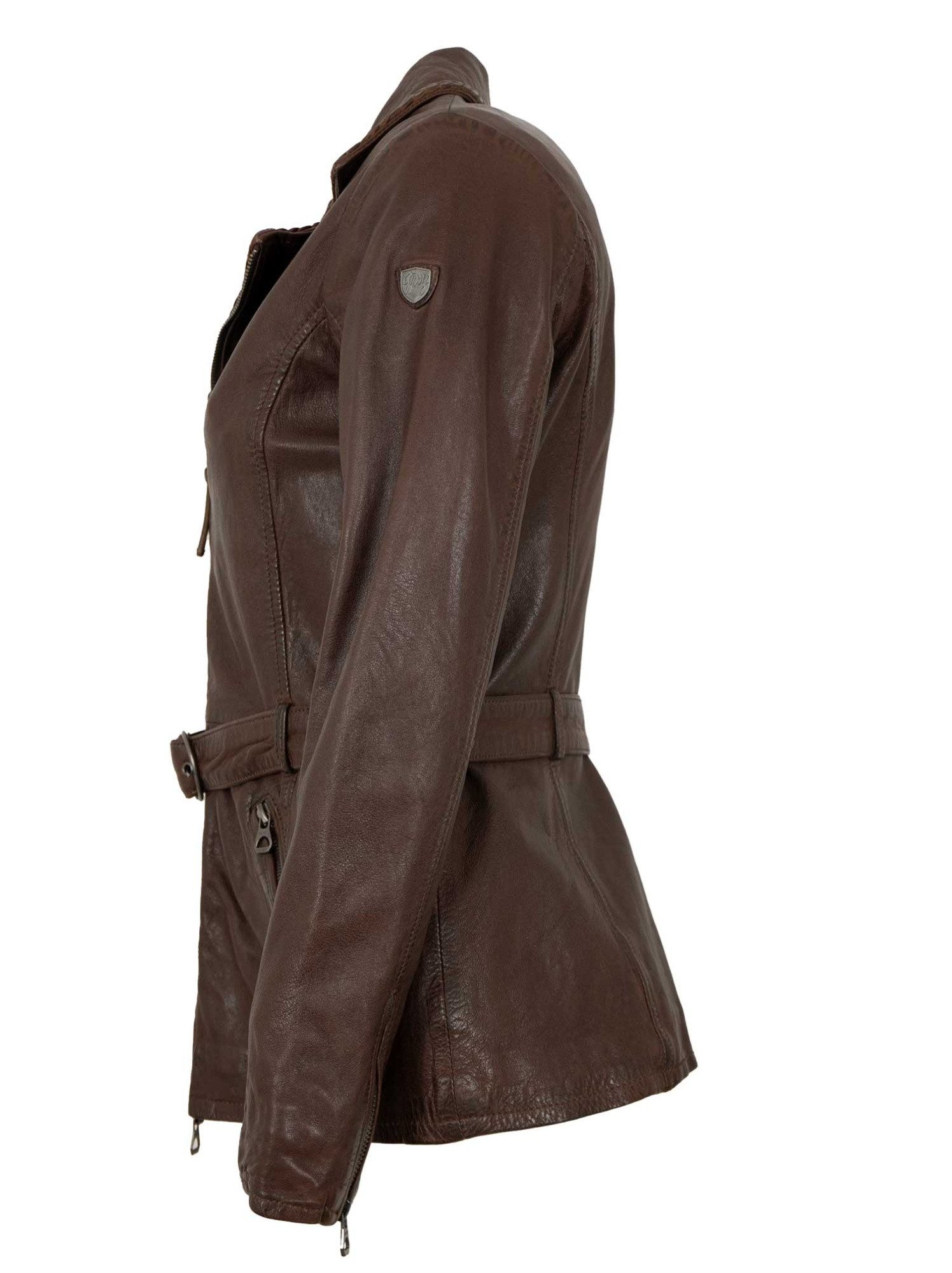 Gipsy by Mauritius Lederjacke GWBeeja Gipsy - Damen Lederjacke Gürtel Lammn günstig online kaufen