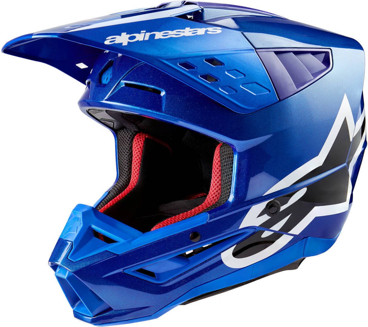 Alpinestars Motocrosshelm S-M5 Corp 2024 Motocross Helm, Notfallsystem-Polsterung (EQRS)