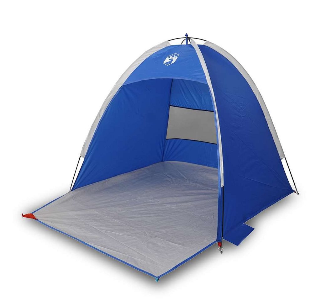 vidaXL Strandmuschel Strandzelt 3 Personen Azurblau Wasserdicht, (1 tlg)
