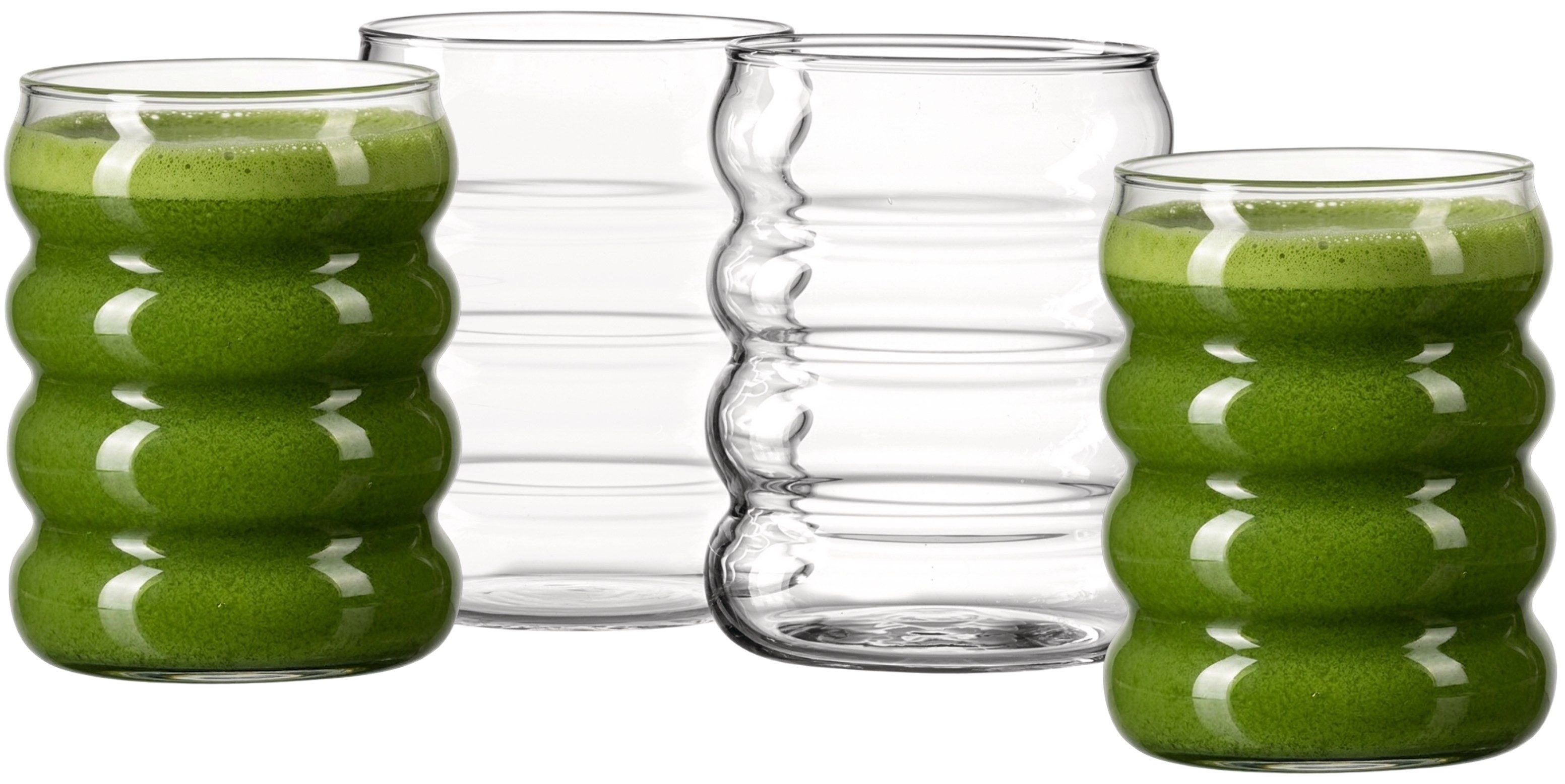Ritzenhoff & Breker Gläser-Set Zen, 4-tlg., Borosilikatglas, hitzebeständig, je 300 ml