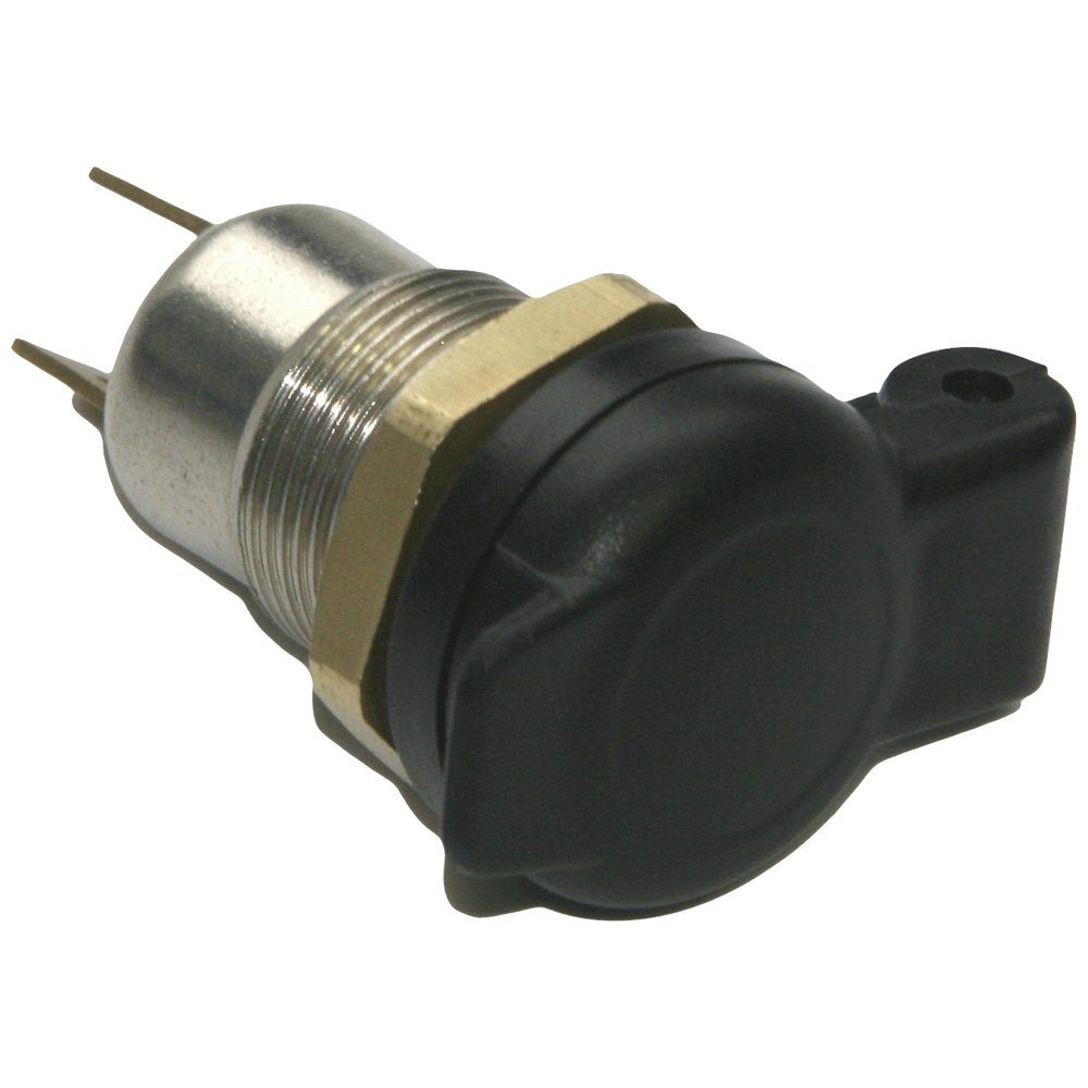 Kfz-Relais IWH DIN Einbausteckdose Metal mit Deckel Belastbarkeit Strom max.=16 A
