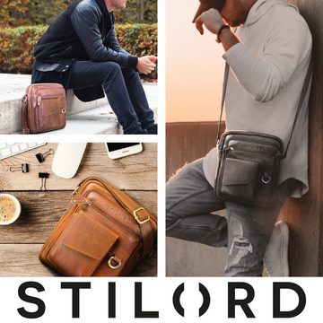 STILORD Schultertasche "Ryan" Crossbody Tasche Herren Leder