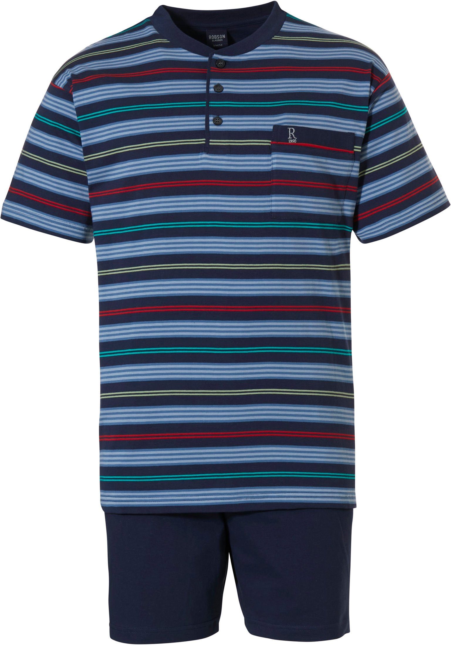 Robson Shorty Herren Schlafanzug kurz (2 tlg) Baumwolle