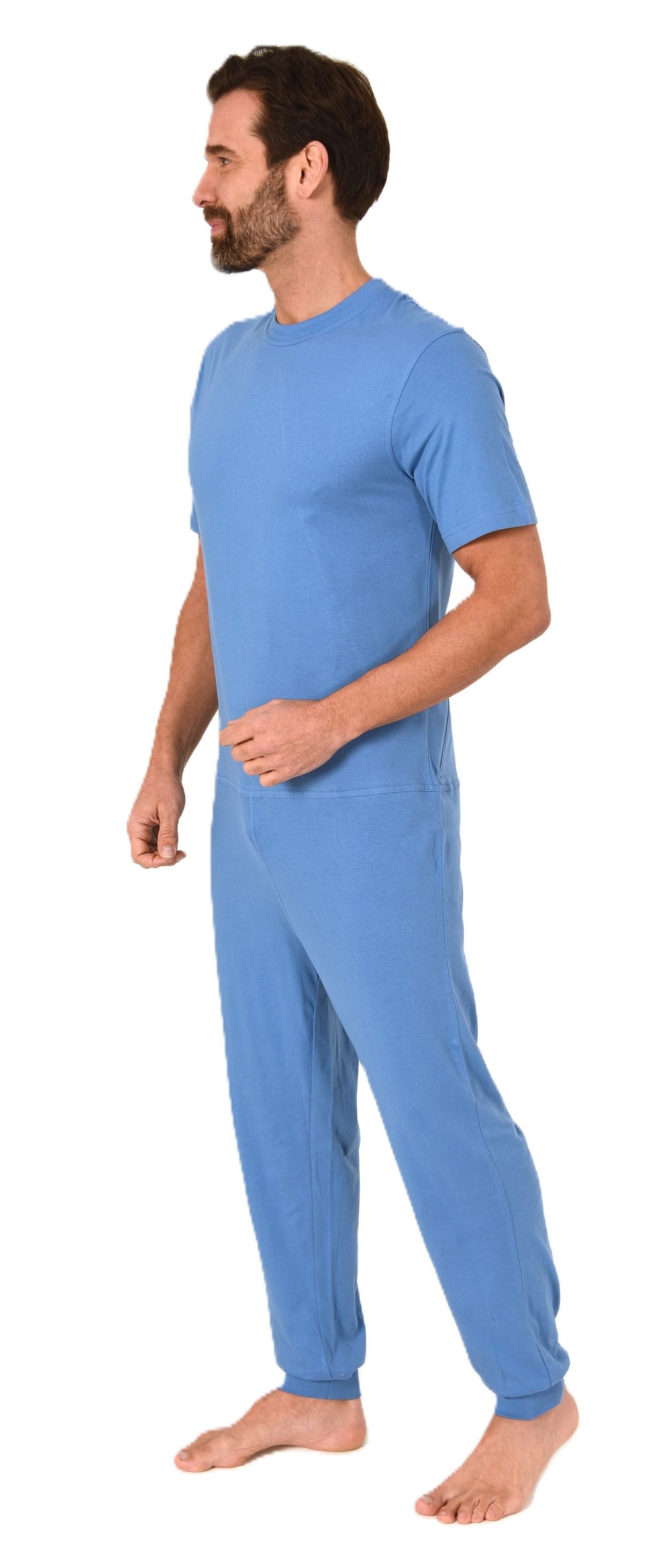 Normann Care Pyjama Herren Pflegeoverall kurzarm günstig online kaufen