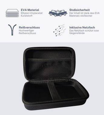 Provance Federmäppchen Schutztasche Federmappe 180x100x60 mm Schwarz (L)
