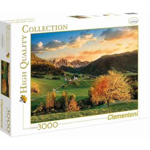 Clementoni® Puzzle High Quality Collection, Die Alpen, 3000 Puzzleteile, Made in Europe, FSC® - schützt Wald - weltweit