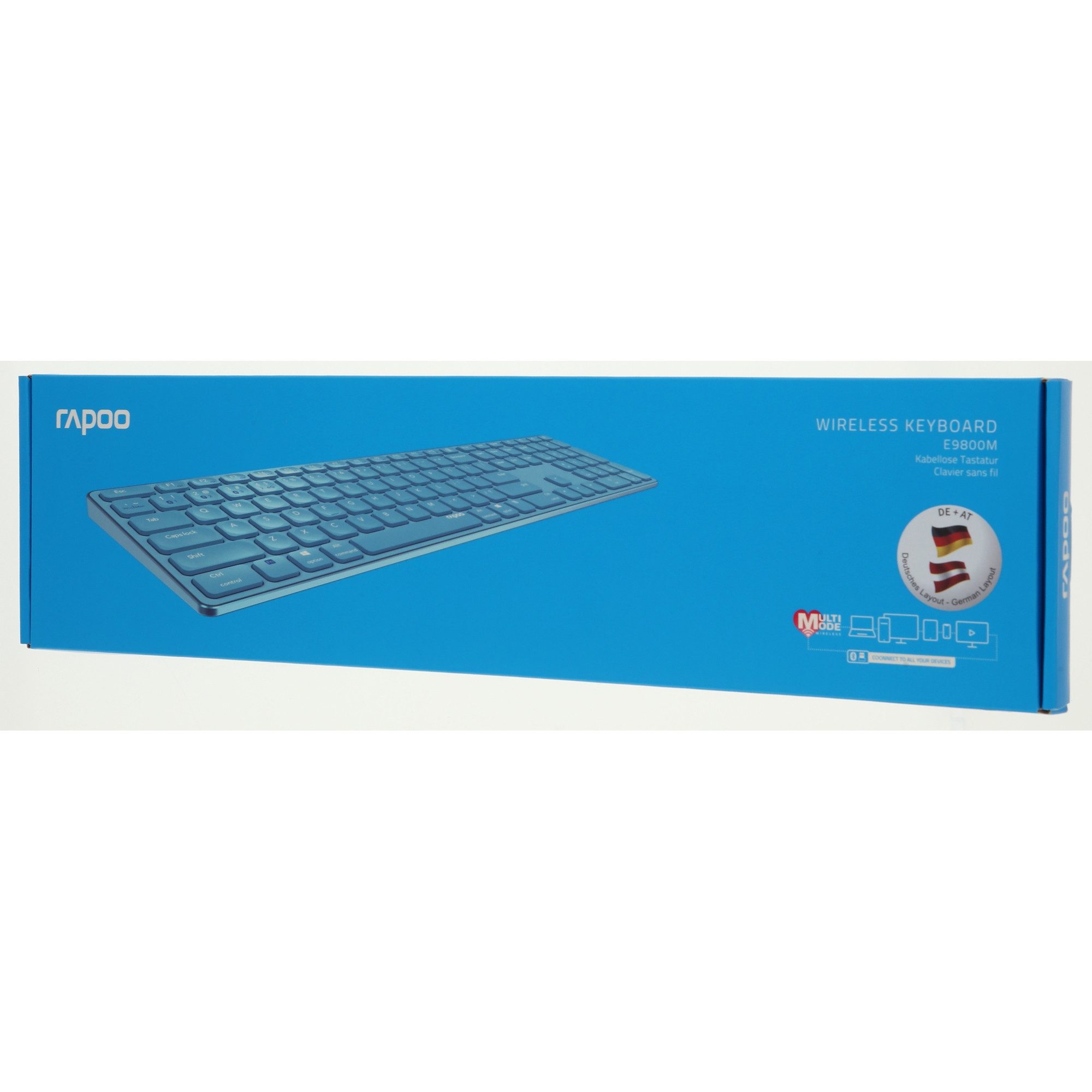 Rapoo E9800M, kabellos, QWERTZ Wireless-Tastatur