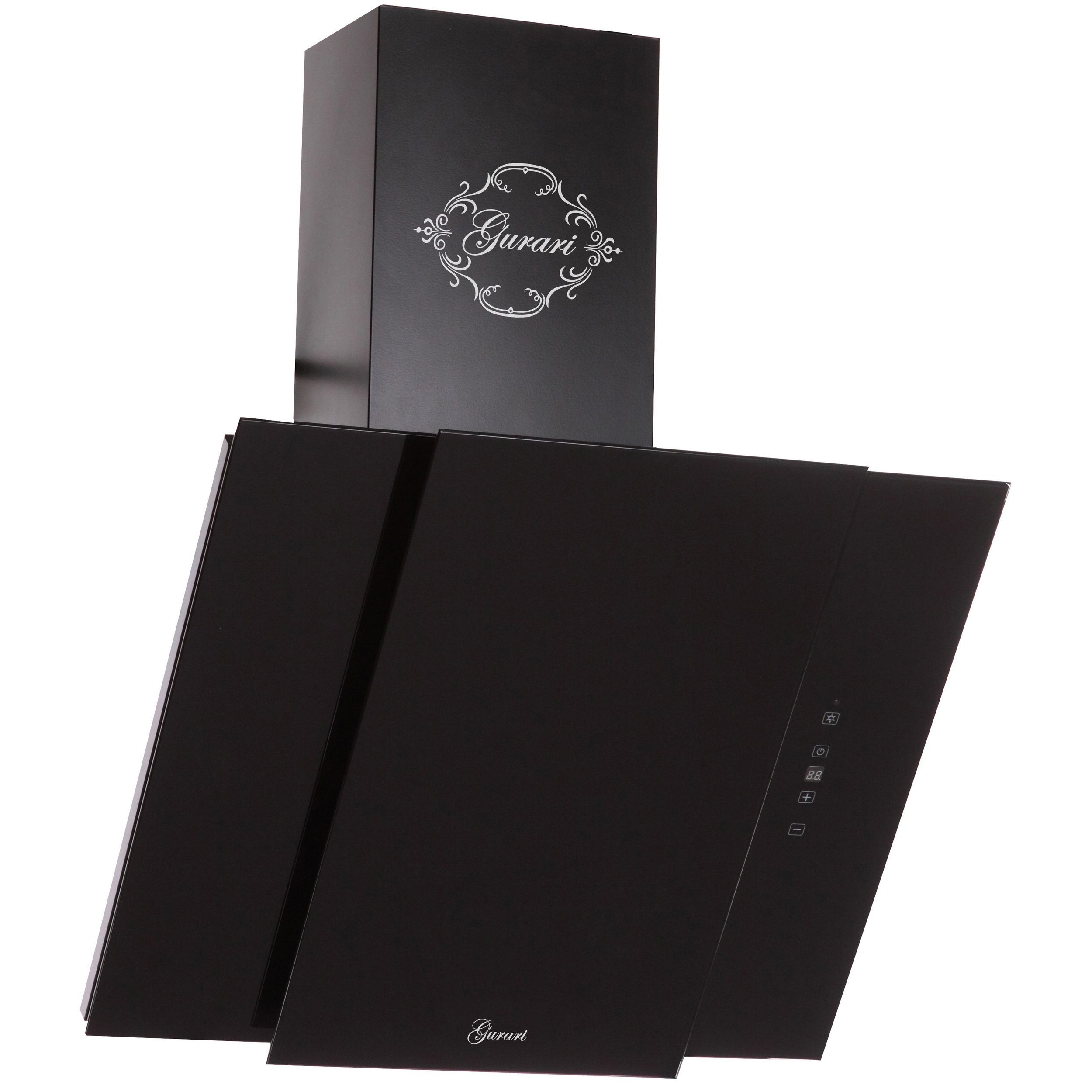 GURARI Kopffreihaube GCH S 171 BL 60 Pr GCH S 171 BL 60 Pr, Dunstabzugshaube 60 cm, Kopffreihaube, Schwarz, 1000m³/h