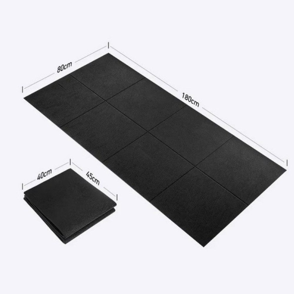 SUPERUN Bodenmatte Faltbare Glory Signature Laufbandmatte, 80 x 150 cm (1-St), Verschleißfeste Bodenschutz‑ & Bodenmatte für Heimfitness