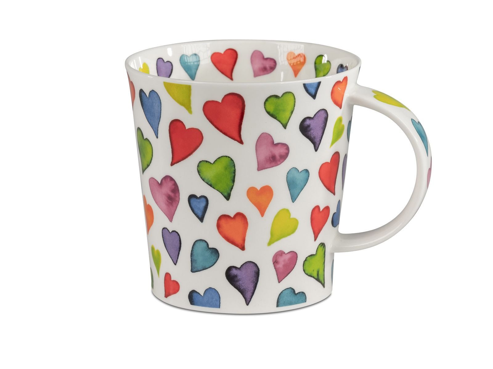 Tasse XXL Becher Benmore Warm Hearts 750ml Bone China JumboTee - Kaffeetasse