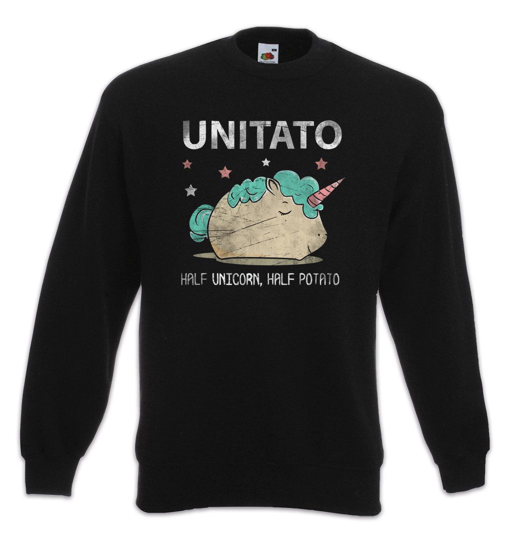 Sweatshirt Unitato Sweatshirt Unicorn Potato Einhorn Regenbogen Rainbow Kartoffel