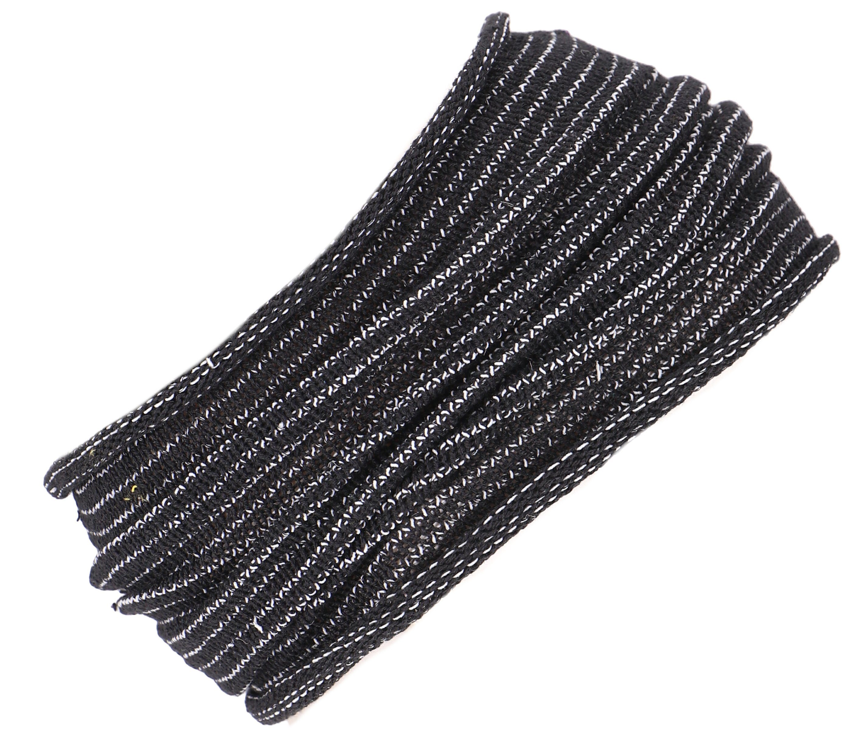 Guru-Shop Stirnband Magic Hairband, Dread Wrap, Schlauchschal,.. Haarband schwarz/weiß