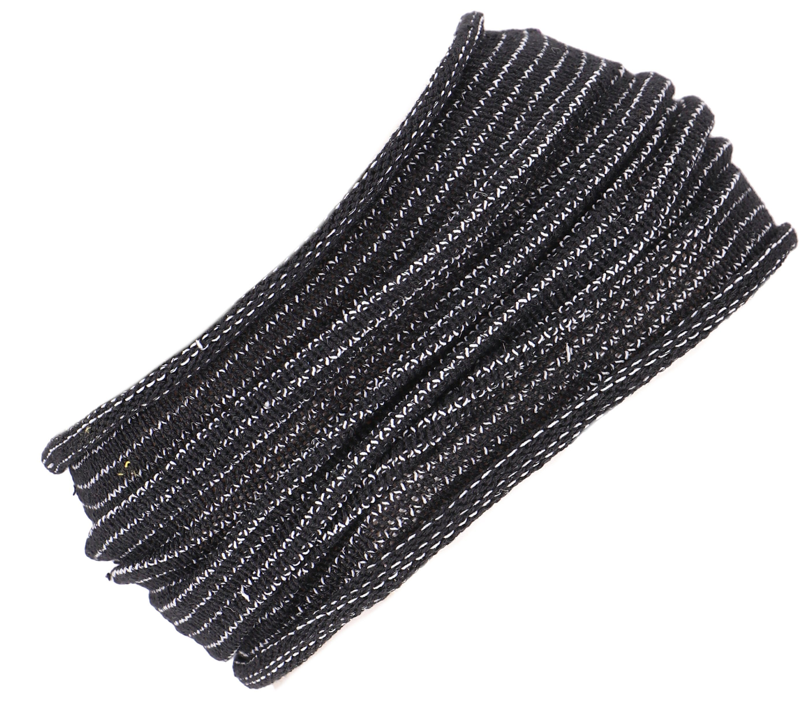 Guru-Shop Schlauchschal,.. Magic Wrap, Stirnband schwarz/weiß Dread Hairband, Haarband