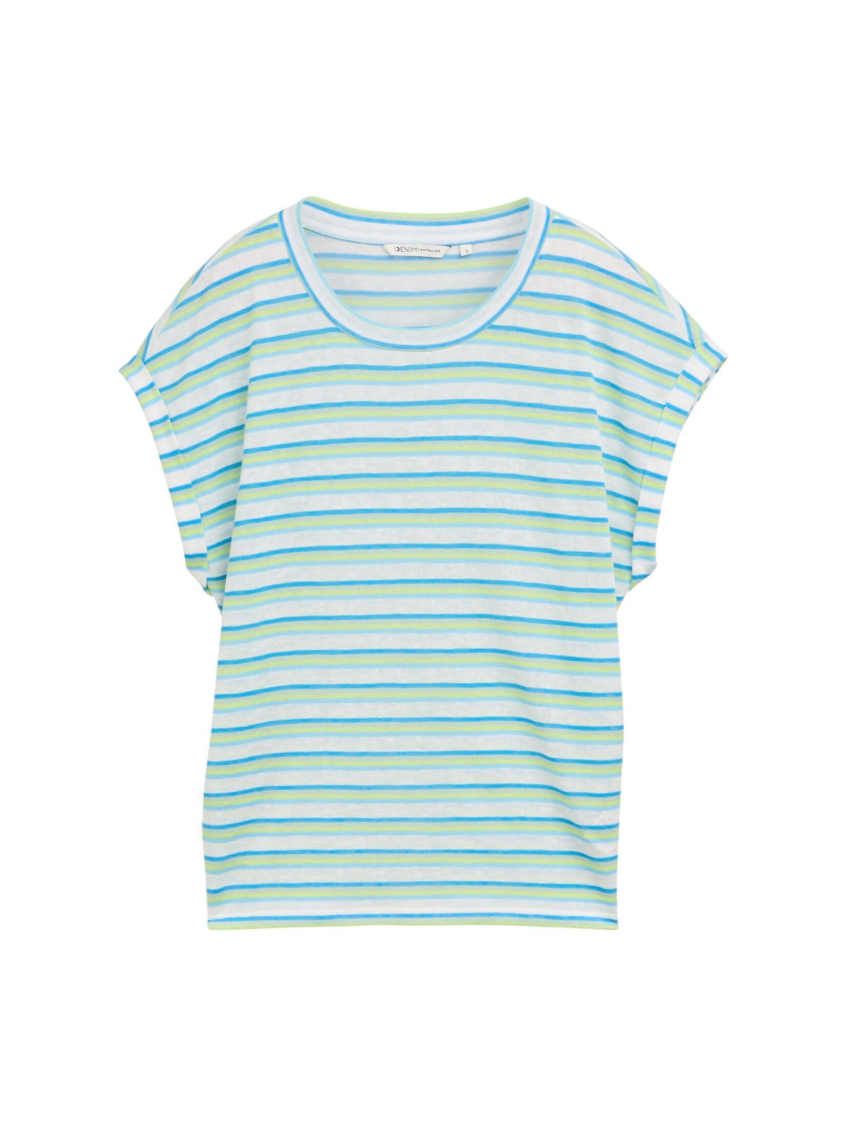 TOM TAILOR Denim T-Shirt T-Shirt T-Shirt mit Streifenmuster günstig online kaufen