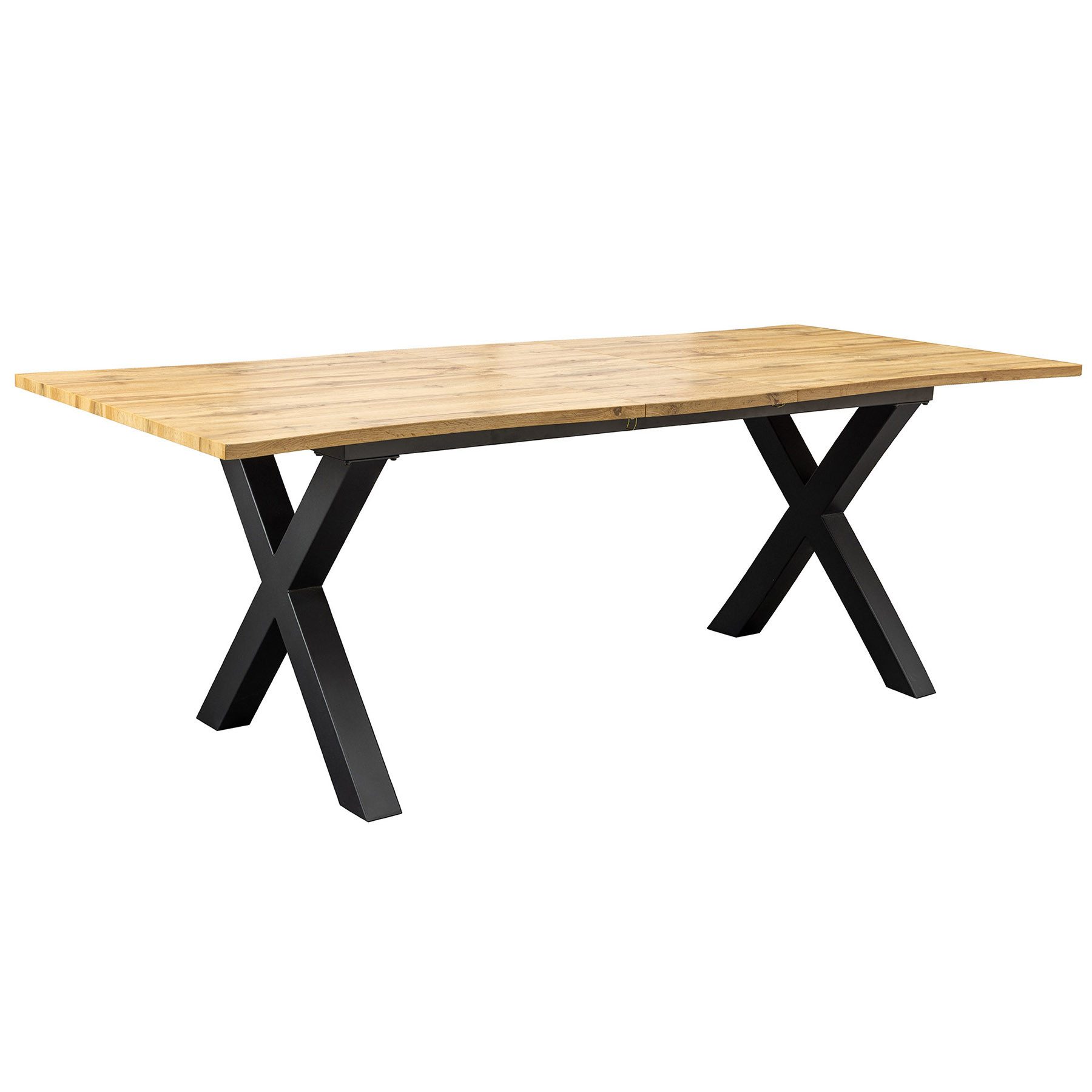 riess-ambiente Baumkantentisch WILD 160-200cm braun · ausziehbarer Esstisch günstig online kaufen