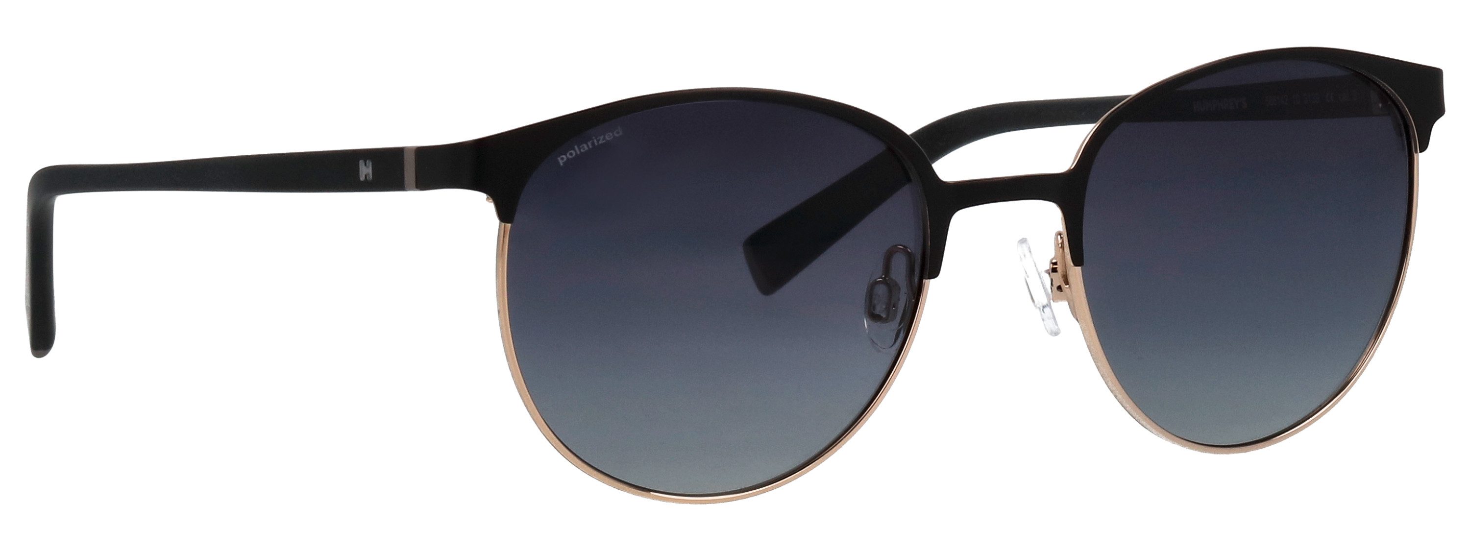 HUMPHREY´S eyewear Sonnenbrille Modell 586142 Form Karree/Eckig, Logoschriftzug auf Bügel, Metallfassung
