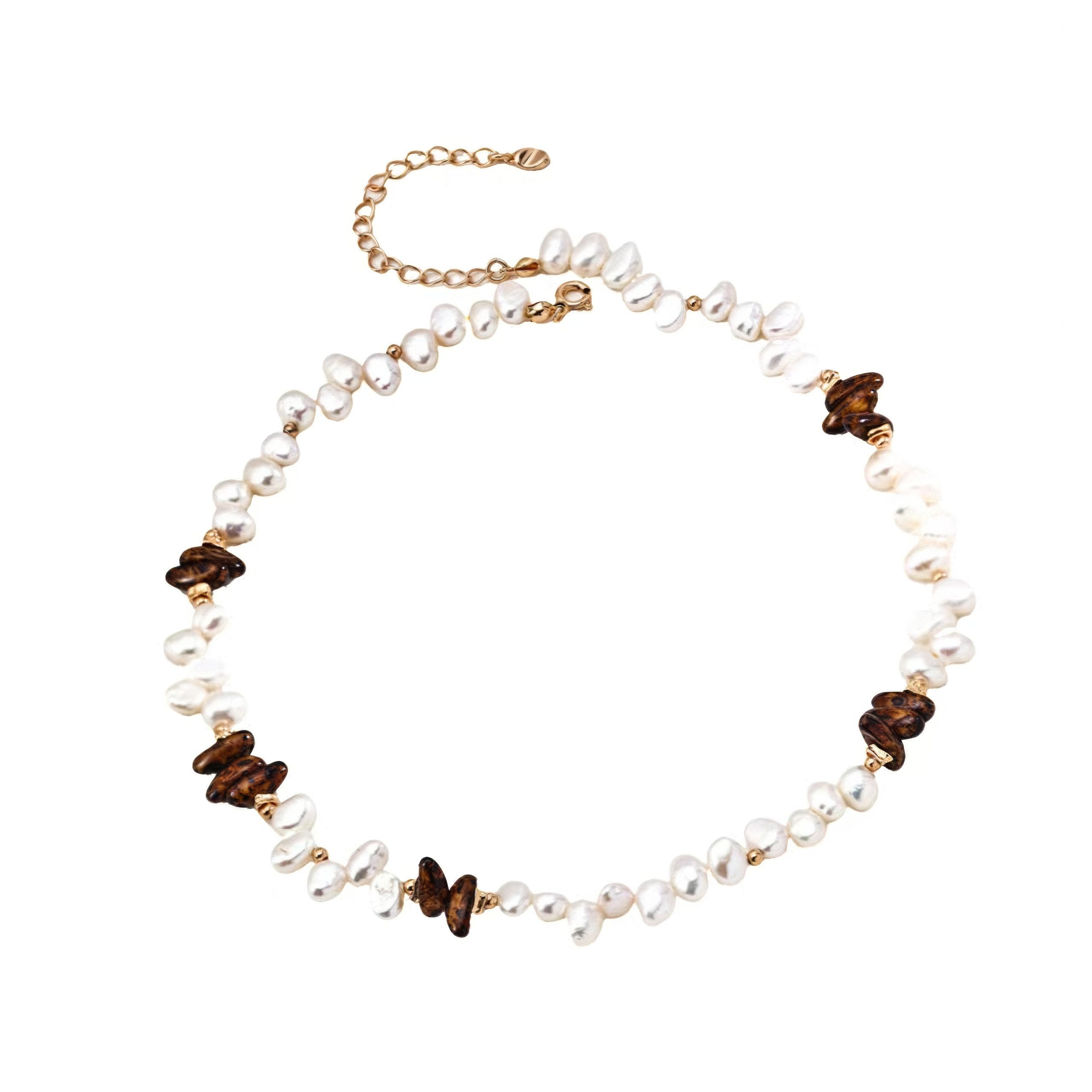 Jumpeak Silberkette Frauen Silber Halskette, Perlenkette Lucite Halskette, Collarbone Kette, Schwarze Damen-Halskette, 18K vergoldet, schulabschluss geschenk