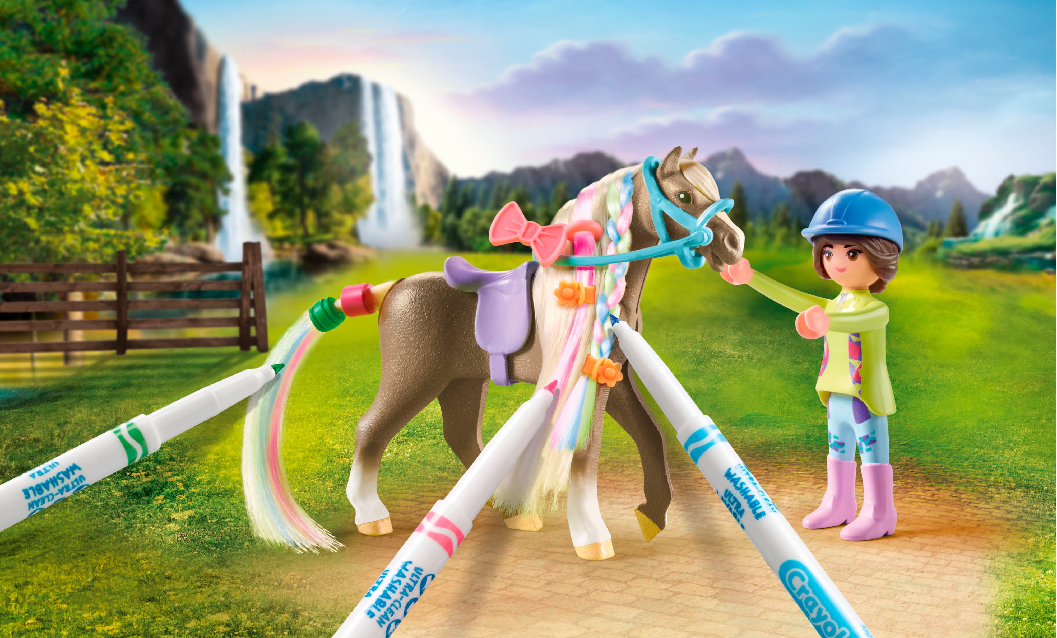 Playmobil® Kreativset mit Pferd und Stiften günstig online kaufen
