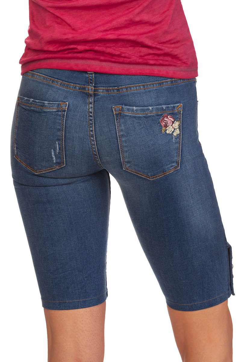 MarJo Trachtenjeans Trachtenjeans Damen - BAHATI-LISA - blau