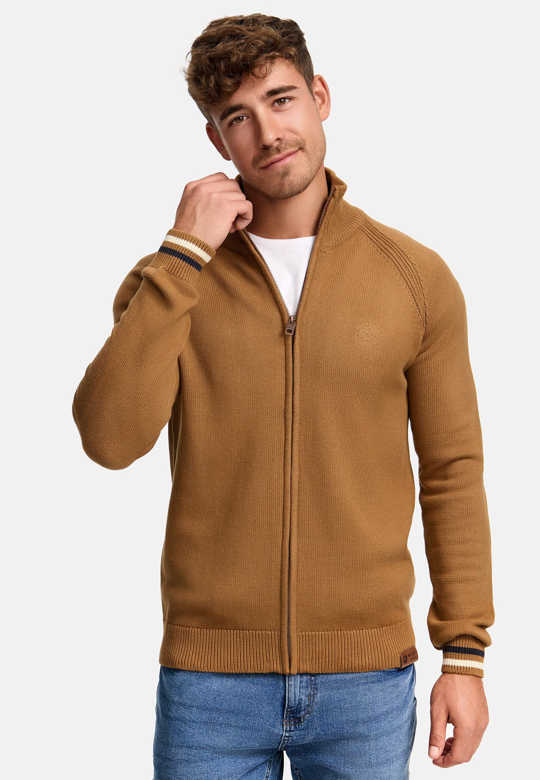 Indicode Strickjacke Herren INArutemia Herrenstrickjacke