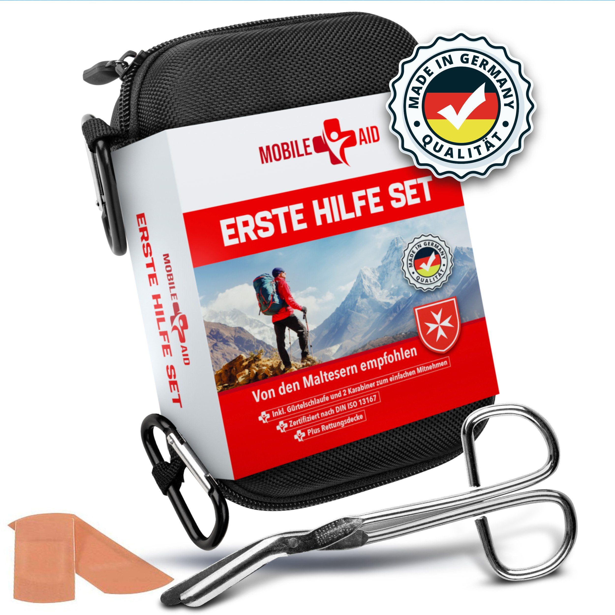 83-teiliges Mini-Erste-Hilfe-Set, Mini-Überlebens-Set, Notfall