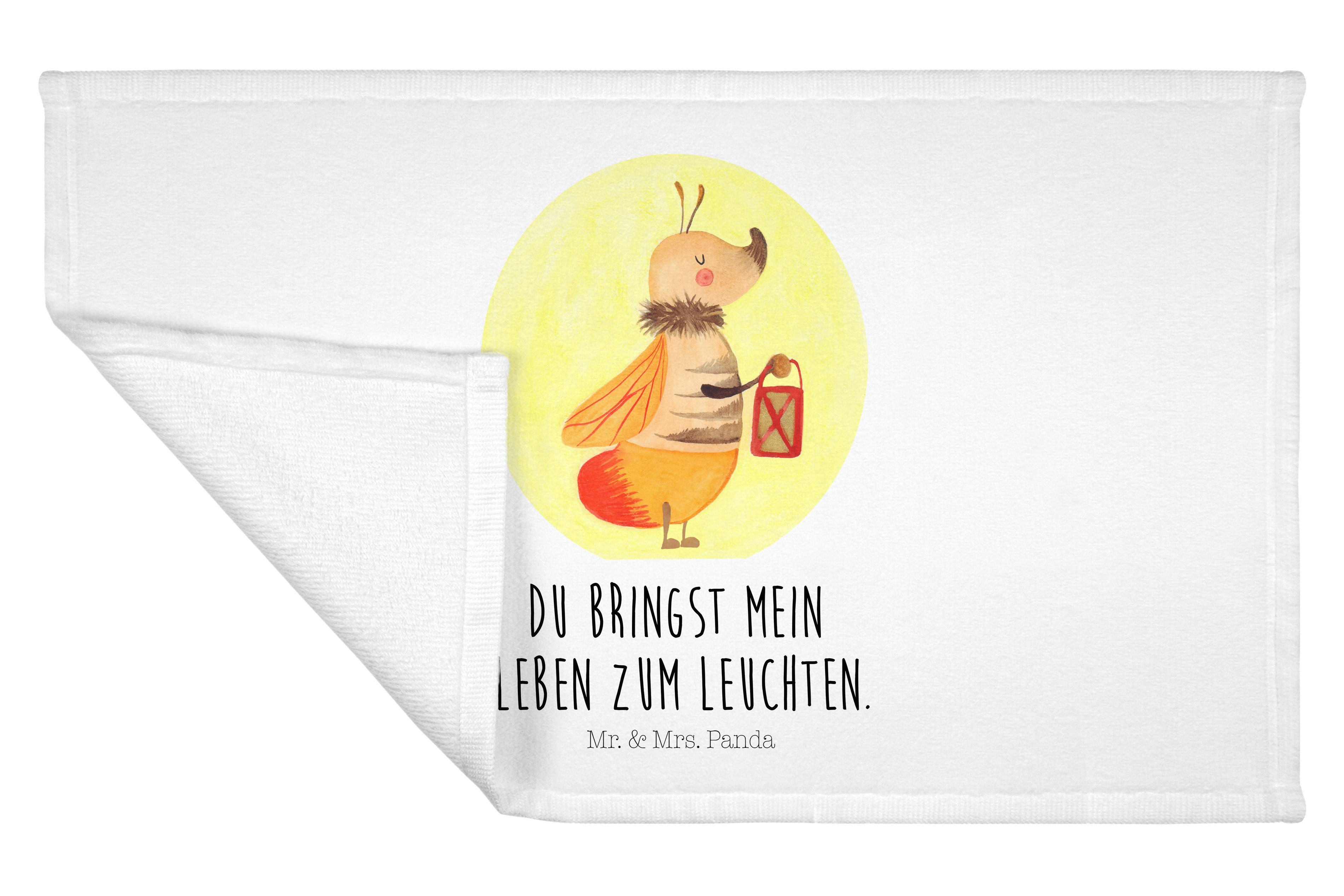 - Liebesspruch, Panda - Mrs. & Geschenk, Heira, Mr. Handtuch Glühwürmchen (1-St) Tiere, Weiß Jahrestag,