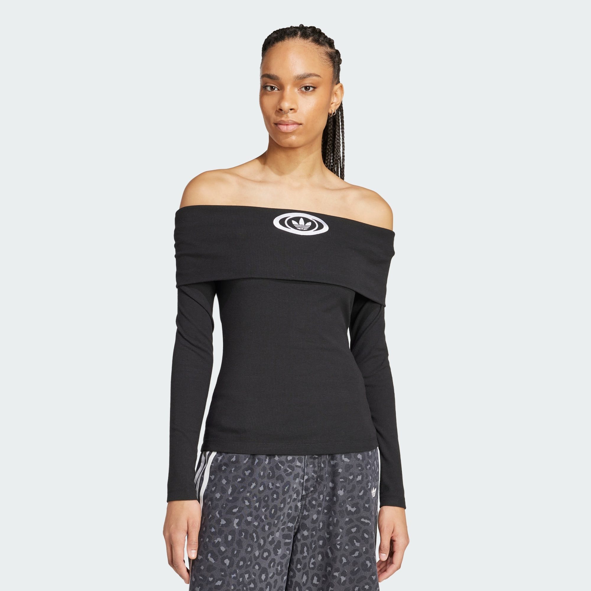 adidas Originals One-Shoulder-Top ADIDAS ORIGINALS OFF SHOULDER OBERTEIL (1-tlg)