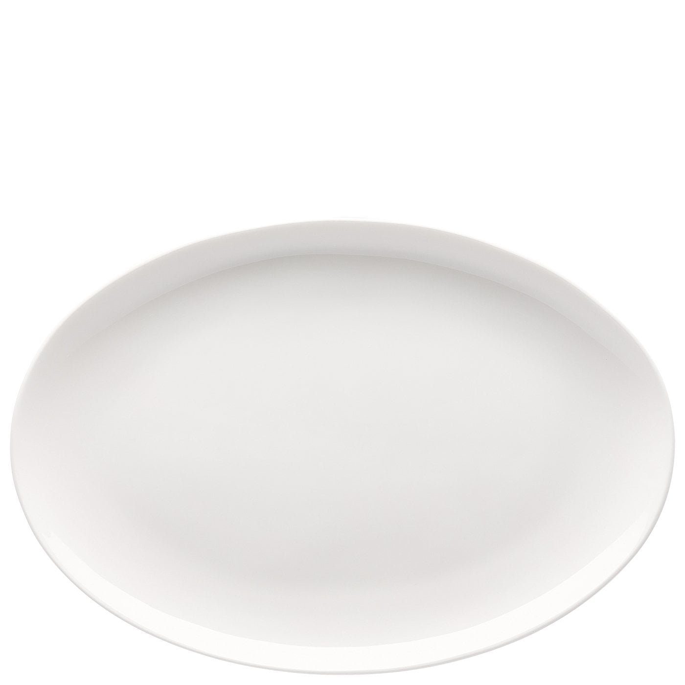 Servierplatte Platte Rosenthal Porzellan, 43 (1-tlg) Weiß cm, Jade
