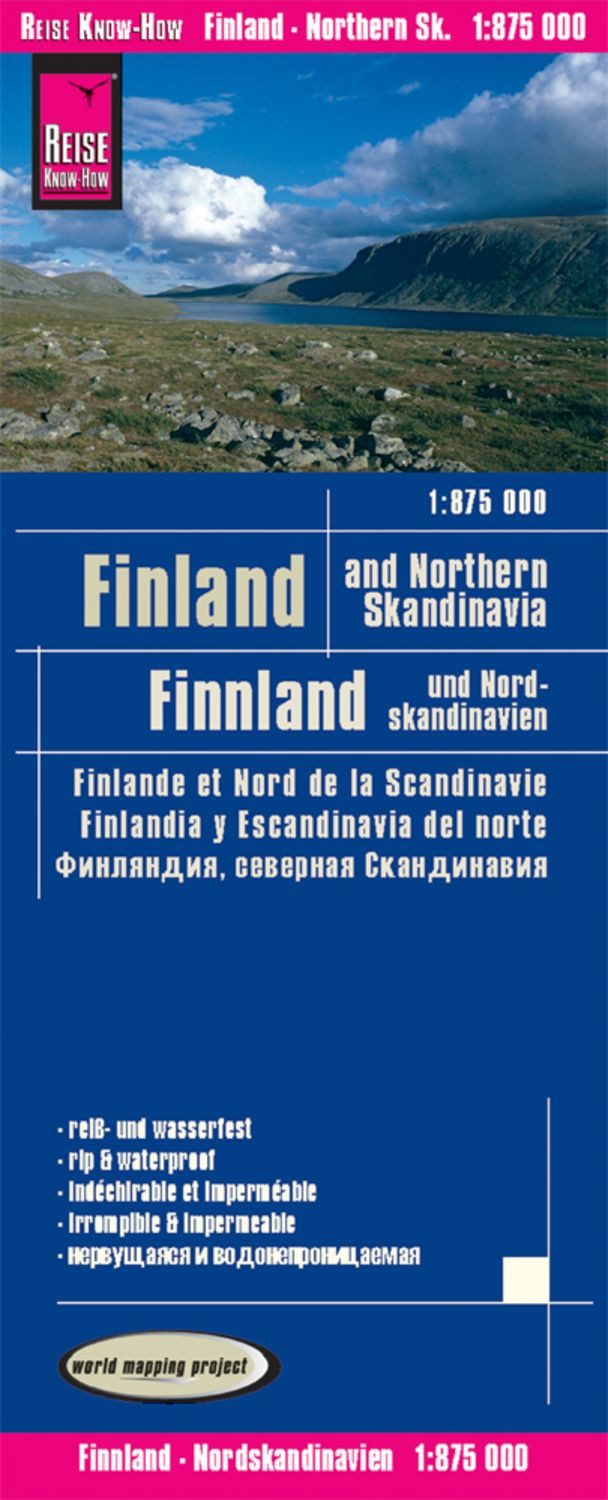 Reise Know-How Landkarte Finnland und Nordskandinavien 1 : 875 000 / Reise Know-How Verlag Peter Rump