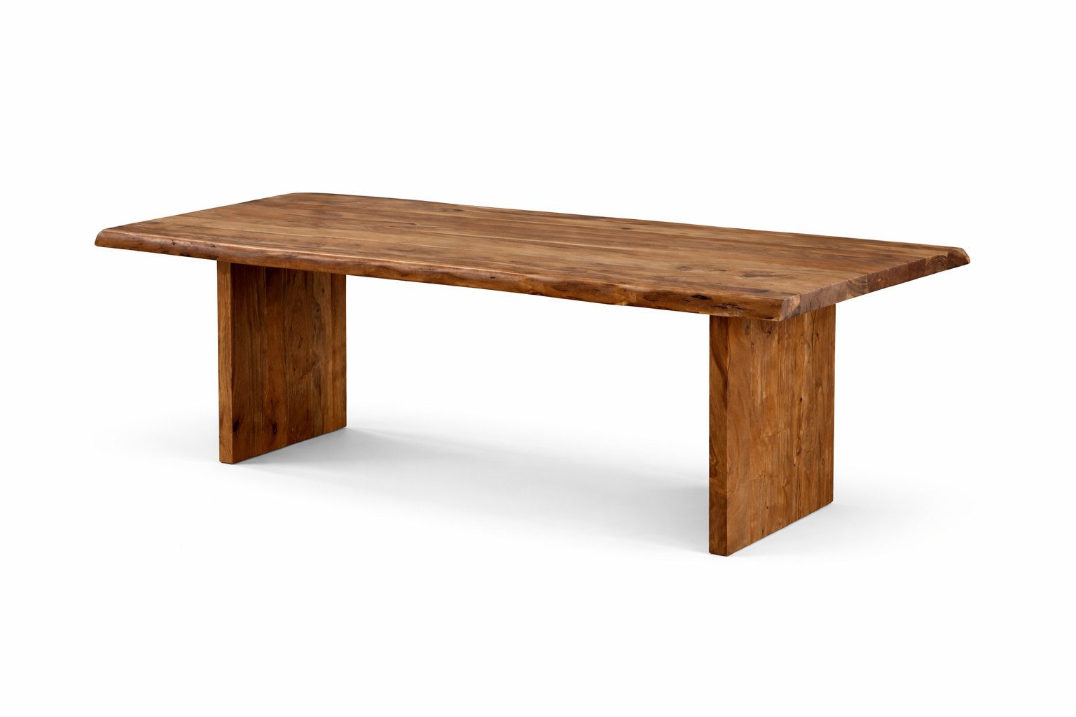 Sitheim-Europe Esstisch Esstisch Massivholz Akazie Baumkante Natur 5cm Platte