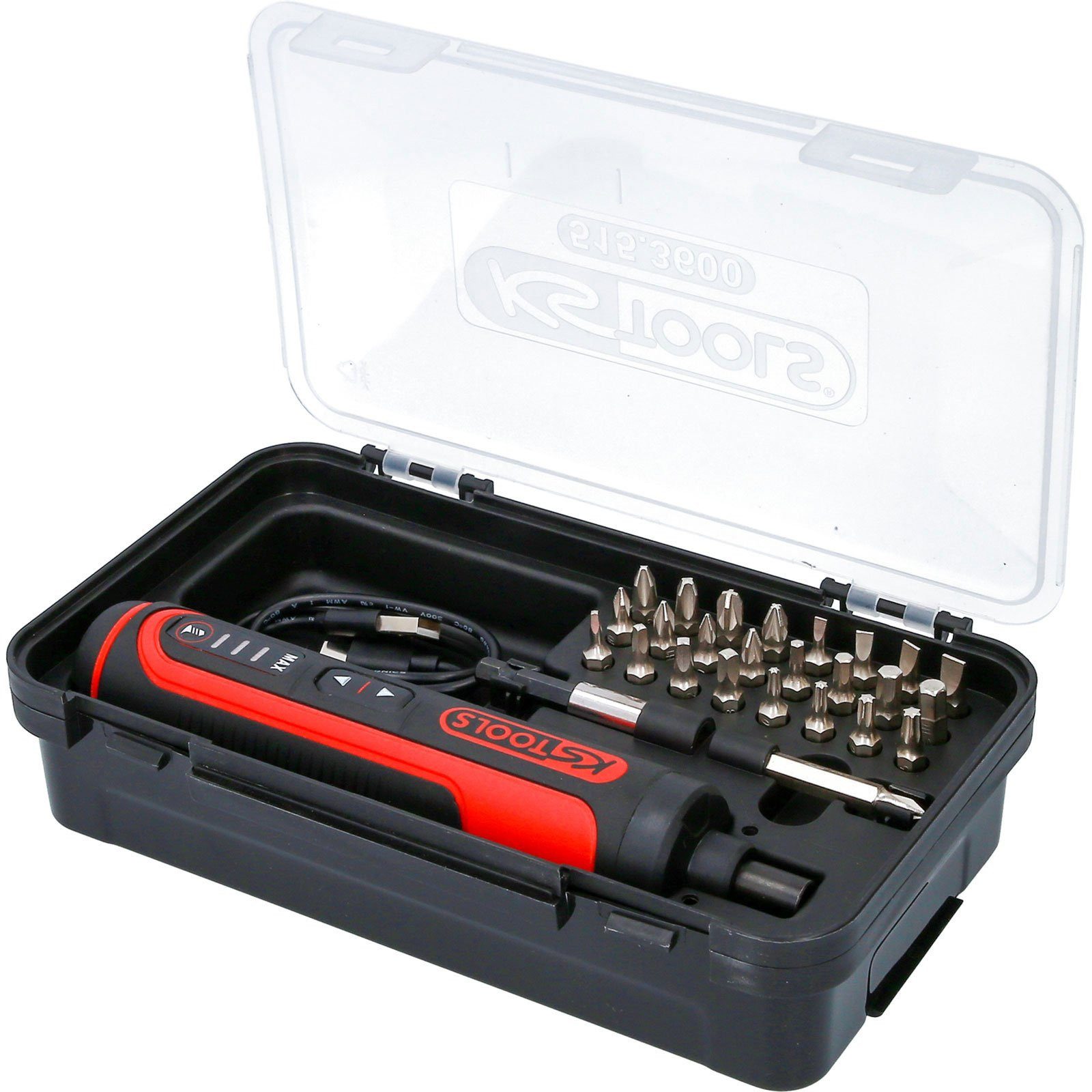 Akku-Schrauber KS TOOLS eMONSTER 1/4" Akku-Bit-Stabschrauber-Satz 27tlg. - ...