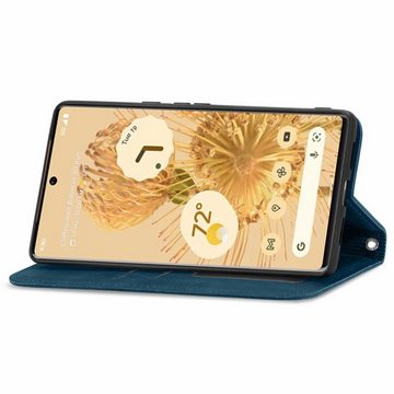 König Design Handyhülle Google Pixel 6, Schutzhülle Schutztasche Case Cover Etuis Wallet Klapptasche Bookstyle