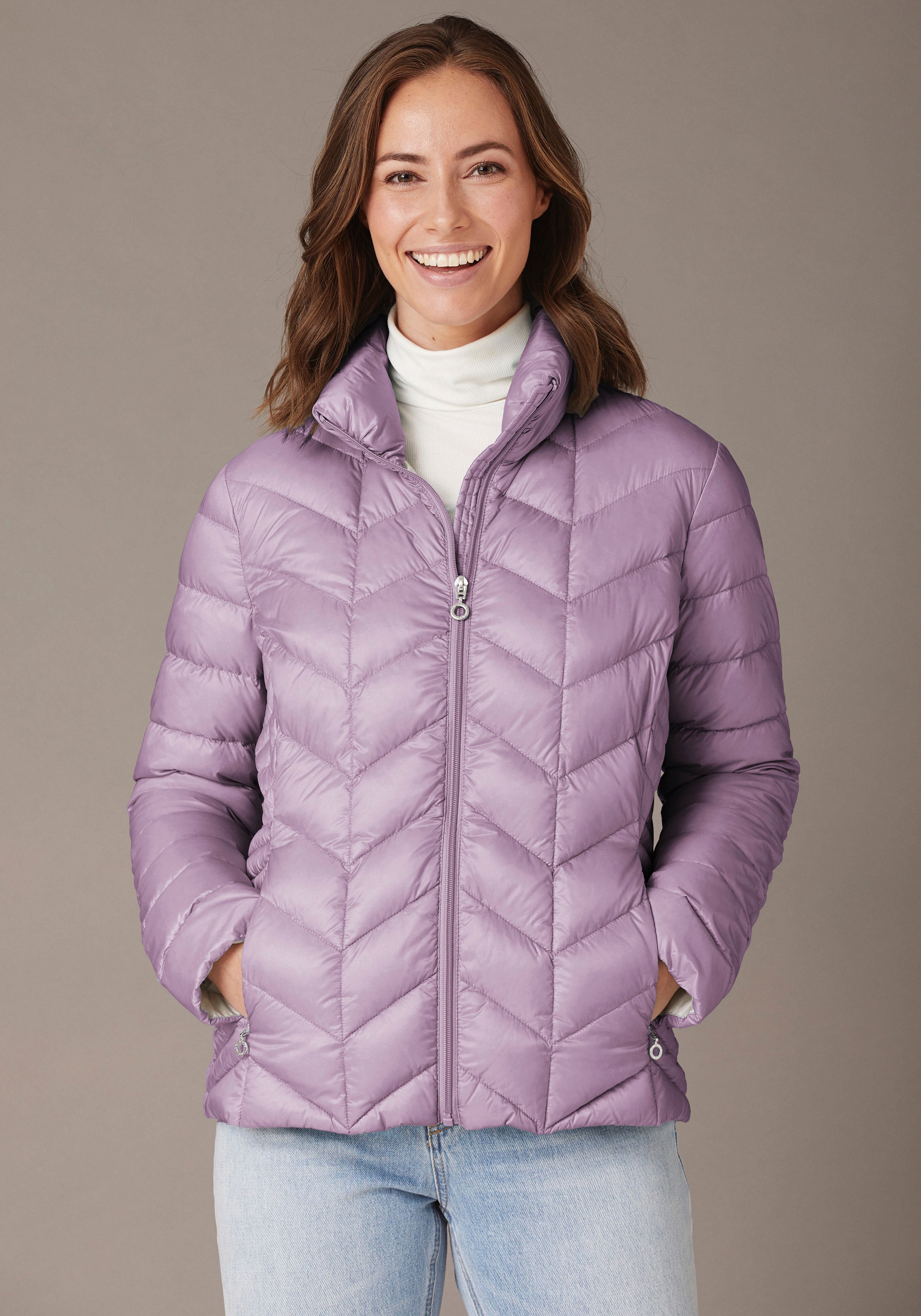 Neue Produkte im Versandhandel supergünstig! Danmark Stepp-Mix Junge mit Daisy Steppjacke orchid