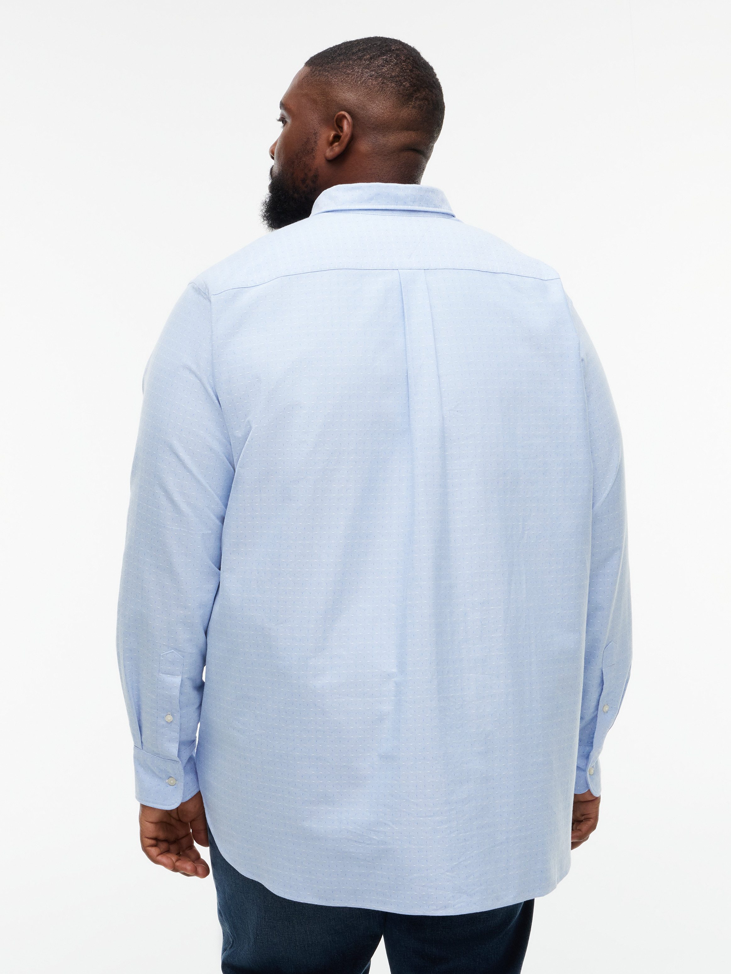 Tommy Hilfiger Big & Tall Langarmhemd BT-OXFORD DOBBY Große Größen – Bild 3 von 5