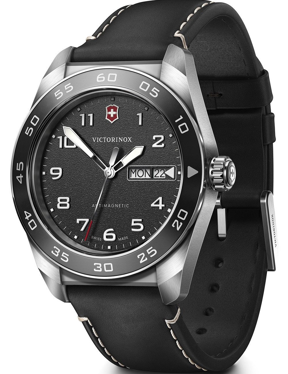 Victorinox Quarzuhr Victorinox 242041 Herrenuhr Swiss Army 42mm 10ATM Victorinox 242041 Herrenuhr Swiss Army 42mm 10ATM