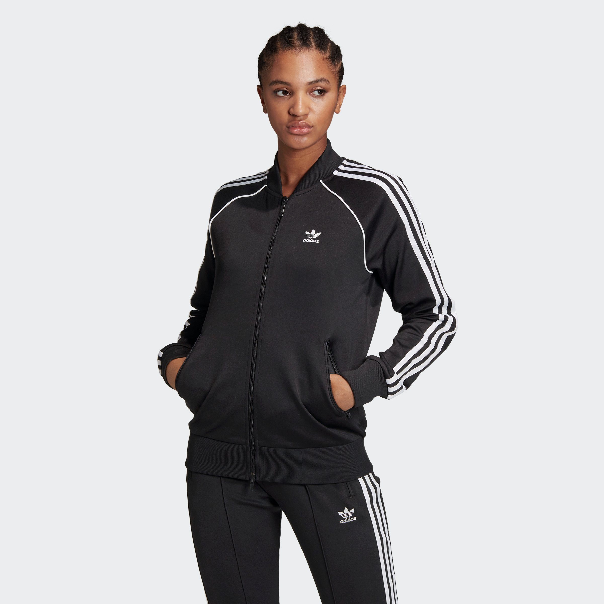 adidas ORIGINALS SST Originals Trainingsjacke BLACK/WHITE