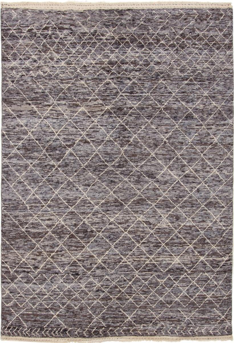 Orientteppich Berber Maroccan 167x245 Handgeknüpfter Moderner Orientteppich, Nain Trading, rechteckig, Höhe: 20 mm