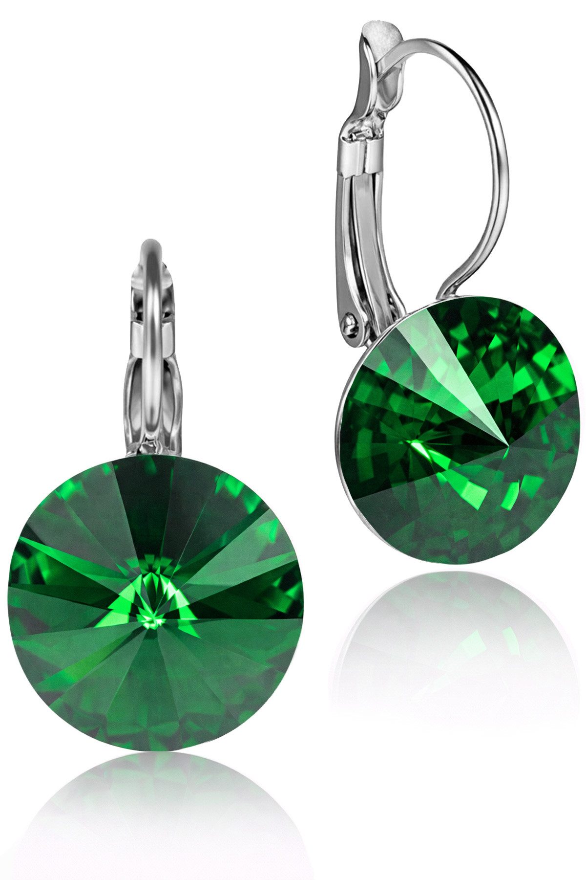 LUISIA® Paar Ohrhänger 12 mm Rivoli mit Kristallen von Swarovski®, Majes günstig online kaufen