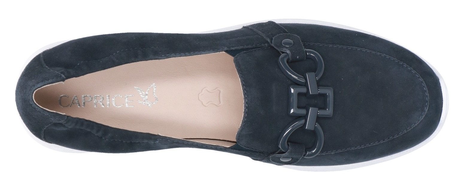 Caprice Slipper, Schlupfschuh, Freizeitschuh, Halbschuh mit schöner Zierschnalle