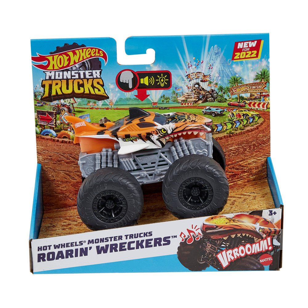 Mattel® Spielzeug-Monstertruck Hot Wheels Monster Trucks 1:43 mit Licht & Sound