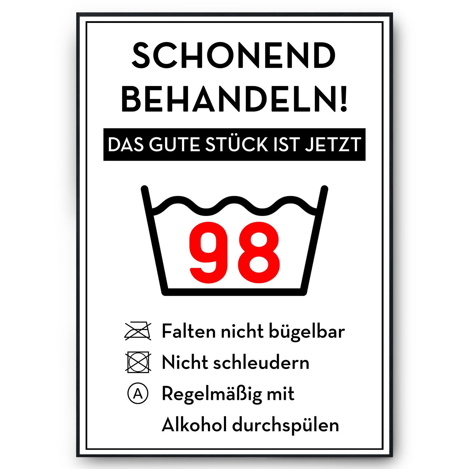 Tigerlino Poster Geburtstag Geschenk Urkunde Lustig günstig online kaufen
