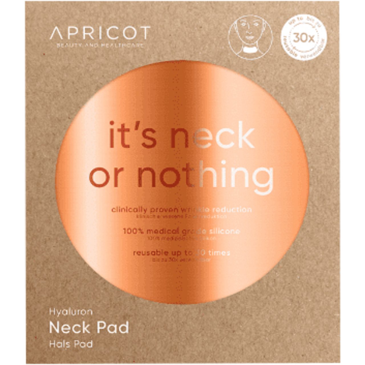 APRICOT Beauty Feuchtigkeitsgel Neck Pad Hyaluron