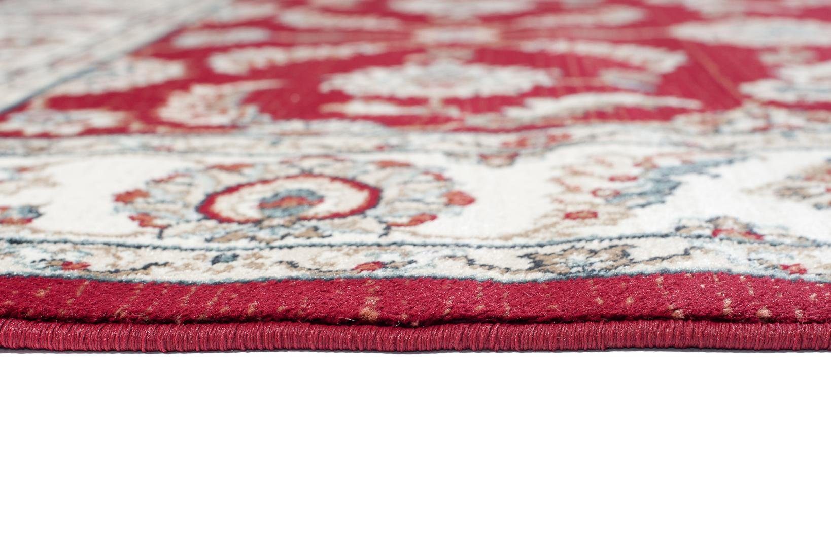 Orientteppich Oriente Teppich - Traditioneller Pflegeleicht, 150 Rot Orient cm, Wohnzimmerteppich Fußbodenheizung, Geeignet Mazovia, Teppich x 80 für Creme
