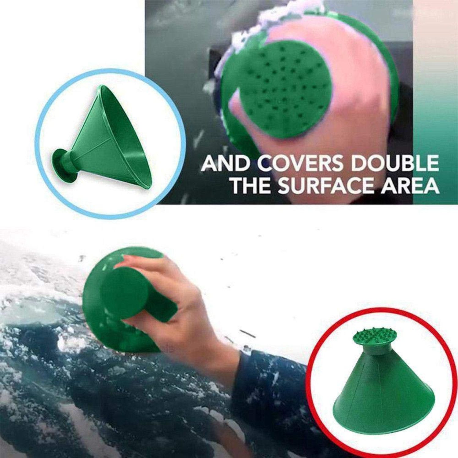 Geschenkehöhle Eiskratzer Magic Ice Scraper - Auto Eiskratzer für saubere Scheiben im Winter
