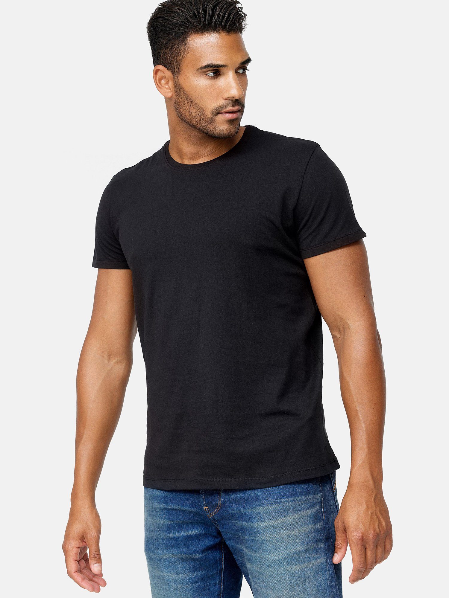 Phil & Co. T-Shirt (9-tlg) navy-weiss-schwarz Crewneck Classics