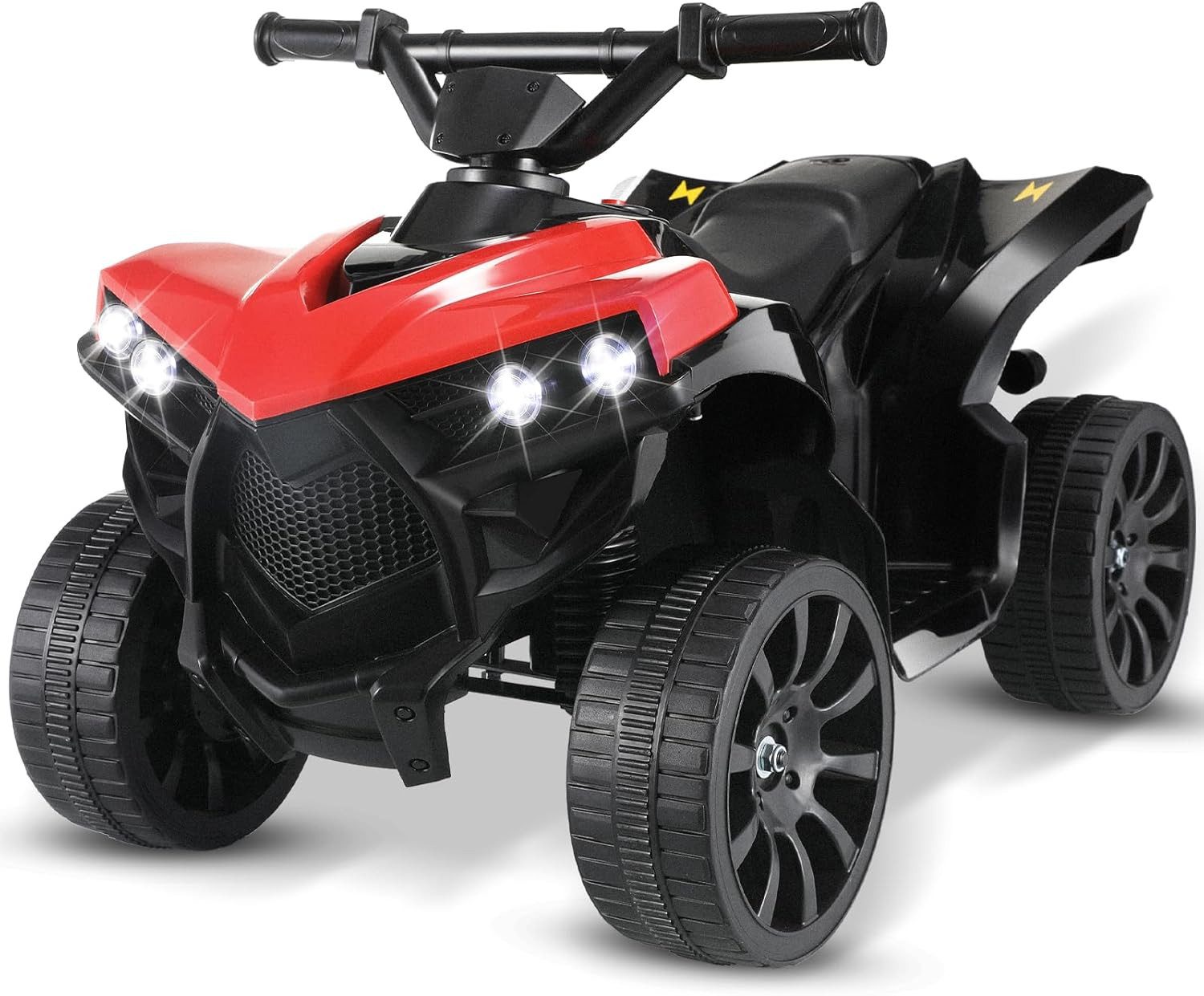 TLGREEN Elektro-Kinderquad 6V Kinderauto Kindermotorrad 3-5 KM/h, mit MP3-Musikplayer Trompete und Scheinwerfer