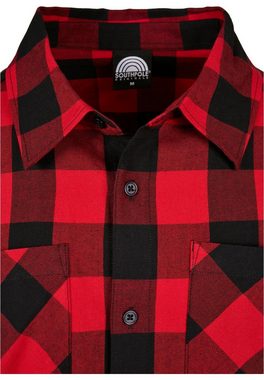 Southpole Langarmshirt Herren Southpole Check Flannel Shirt (1-tlg)