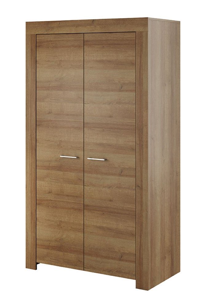 Feldmann-Wohnen Stauraumschrank Sky (Sky, 1-St., Stauraumschrank mit 2 Drehtüren) 110cm Eiche Riviera